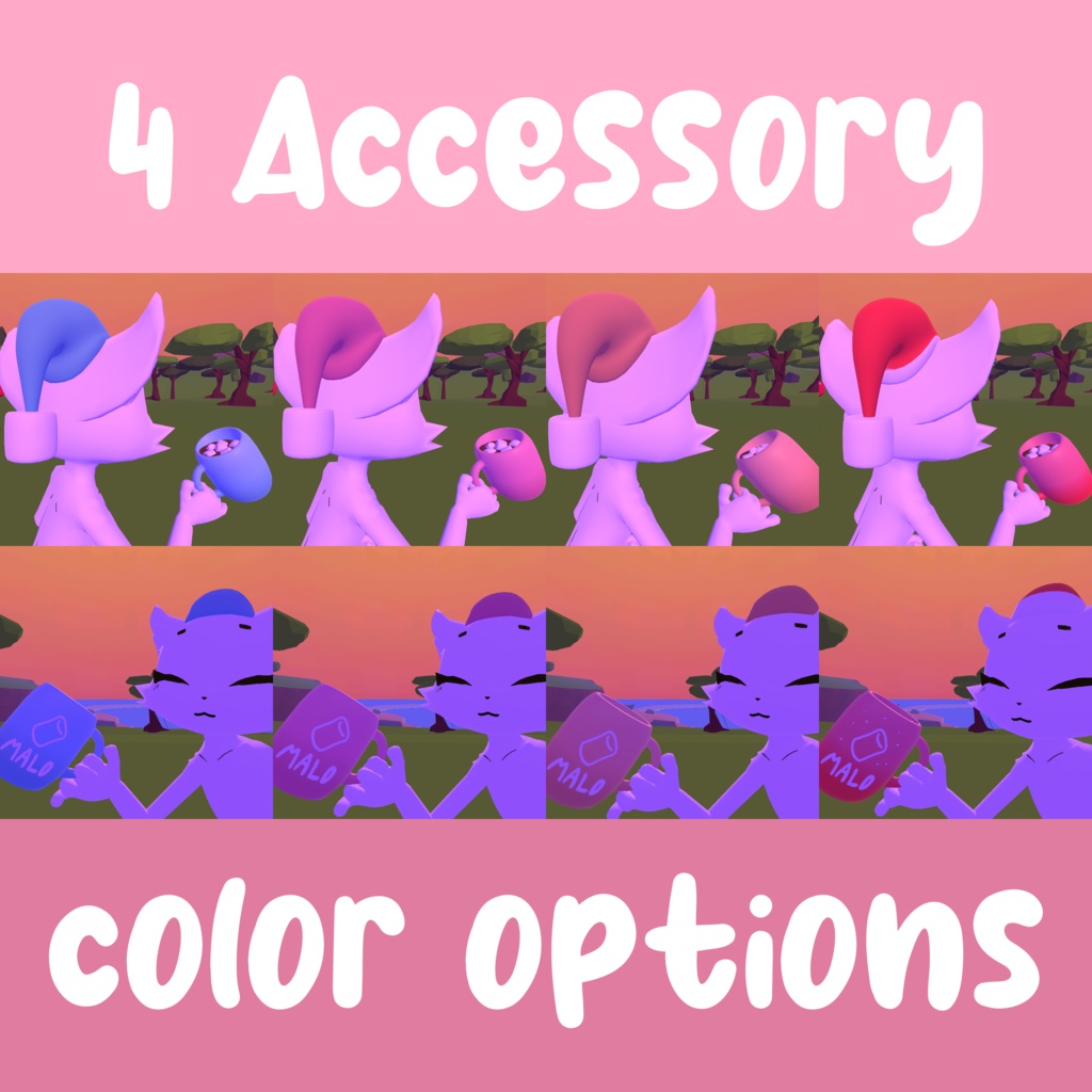 Malo [マロ] v1.2.1 (VRChat Marshmallow Cat Avatar)  - Creations - 2/5