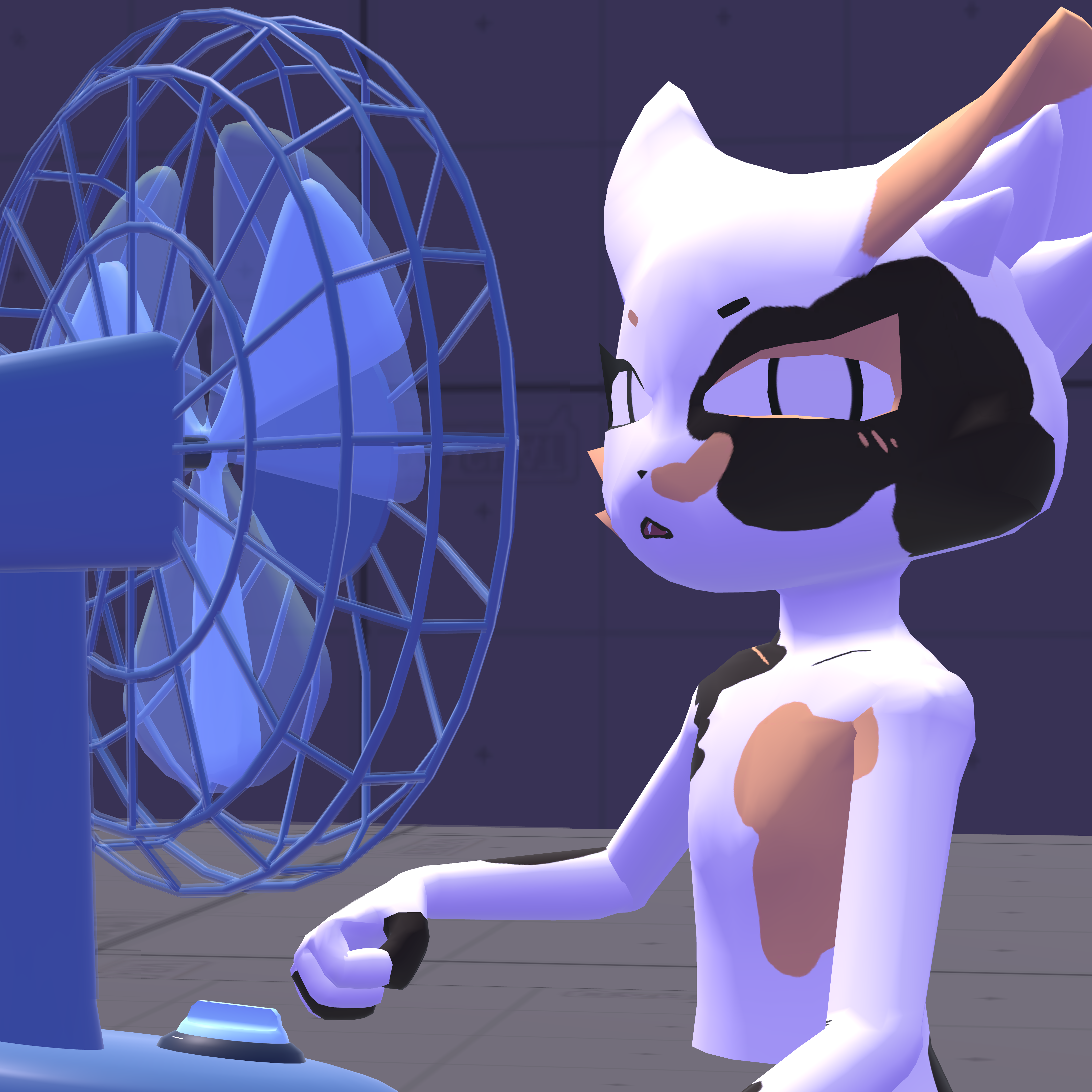 (Just)Fans (ただ)扇風機 [VRChat Interactable Prop/インタラクティブ小道具] - Creations ...