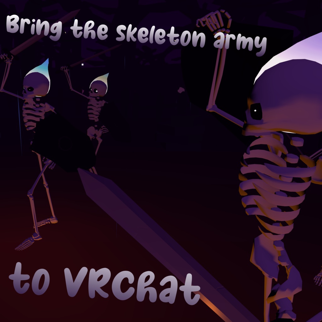 Dulle [デュラ] v1.1 (VRChat dullahan skeleton!) - Creations - 2/4