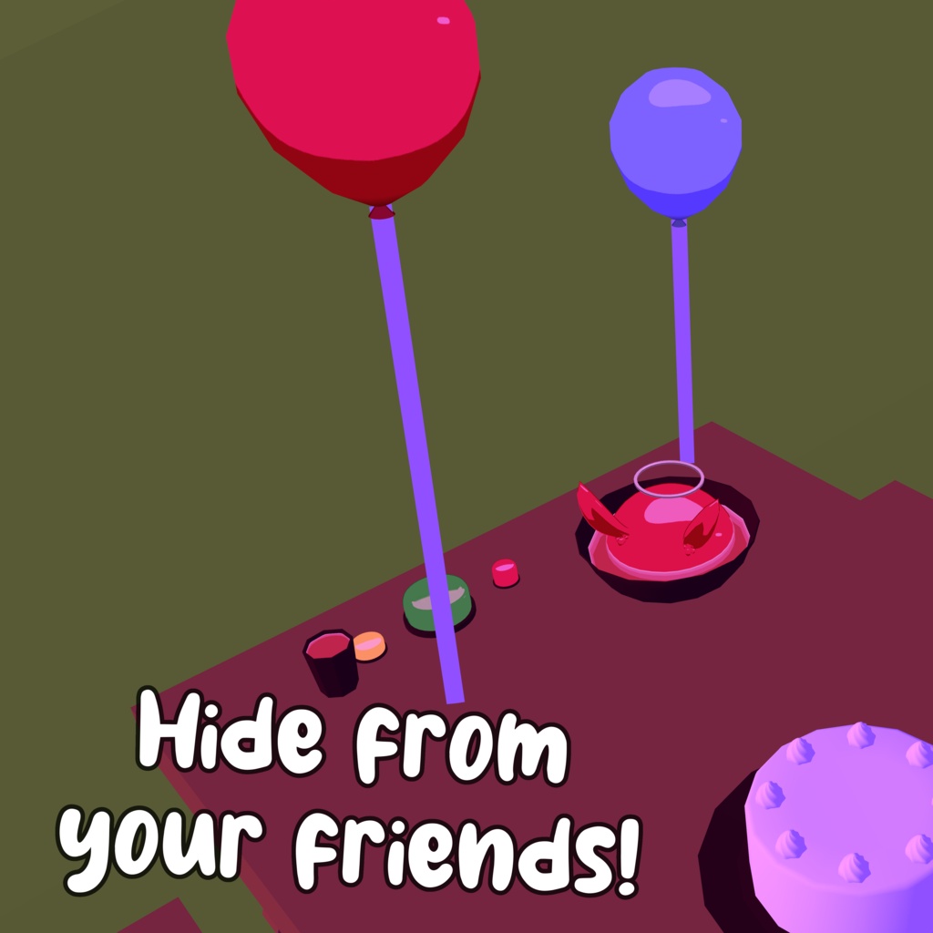 (Just)Hide-N-Seek (ただ)かくれんぼ v1.0 (Drag and Drop VRChat playable minigame)