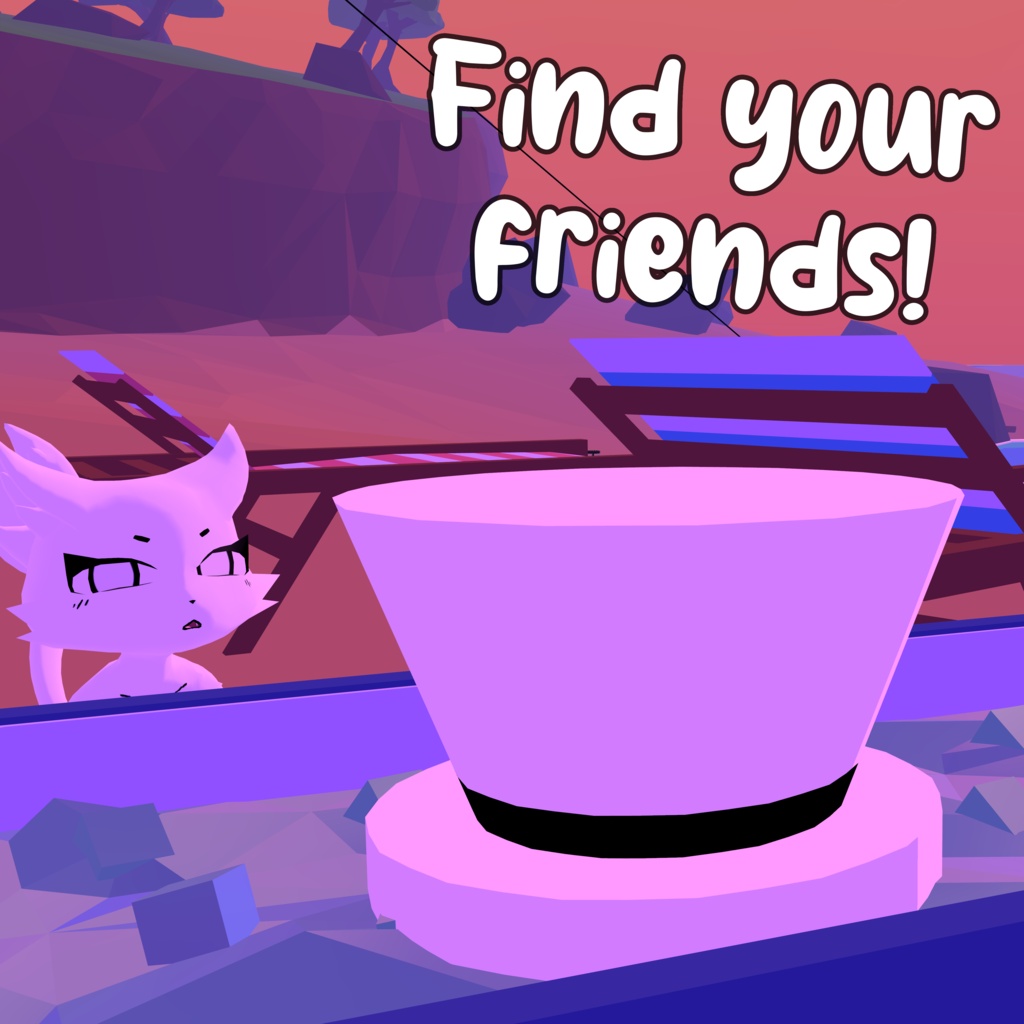 (Just)Hide-N-Seek (ただ)かくれんぼ v1.0 (Drag and Drop VRChat playable minigame)