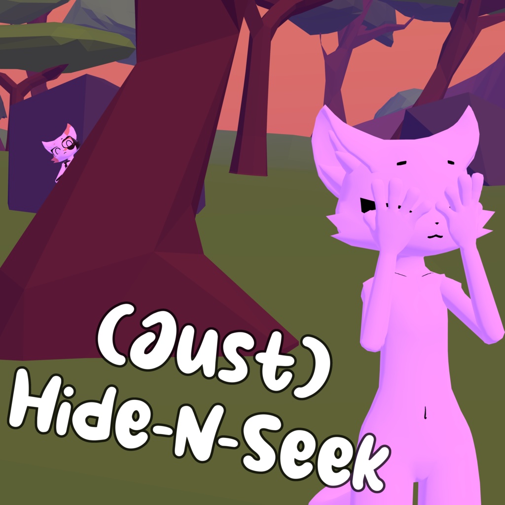 (Just)Hide-N-Seek (ただ)かくれんぼ v1.0 (Drag and Drop VRChat playable minigame)