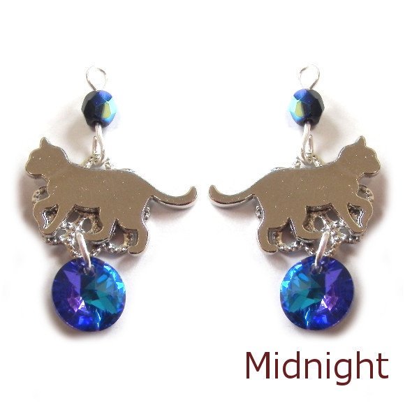 猫 イヤリング ピアス 真昼と真夜中のねこ Cat's Love Potion