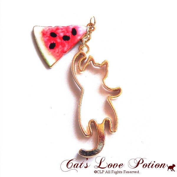 猫 しおり じゃれるにゃん メタル ミニ ブックマーカー かんざし Cat's Love Potion