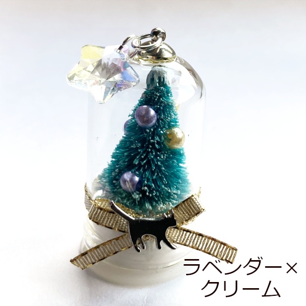 猫 ストラップ ミニミニ クリスマス ツリー ねこりぼん ストラップ Cat's Love Potion