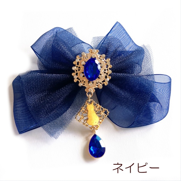 猫 ヘアアクセサリー ふわ チュール ヘアクリップ ヘアゴム バッグチャーム Cat's Love Potion