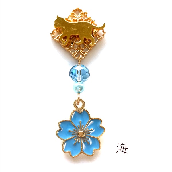 猫 和風 ストラップ さくらあめ チャーム ストラップ Cat's Love Potion