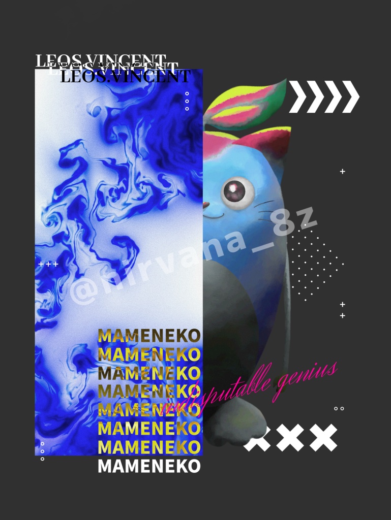 【非公式】まめねこTシャツ