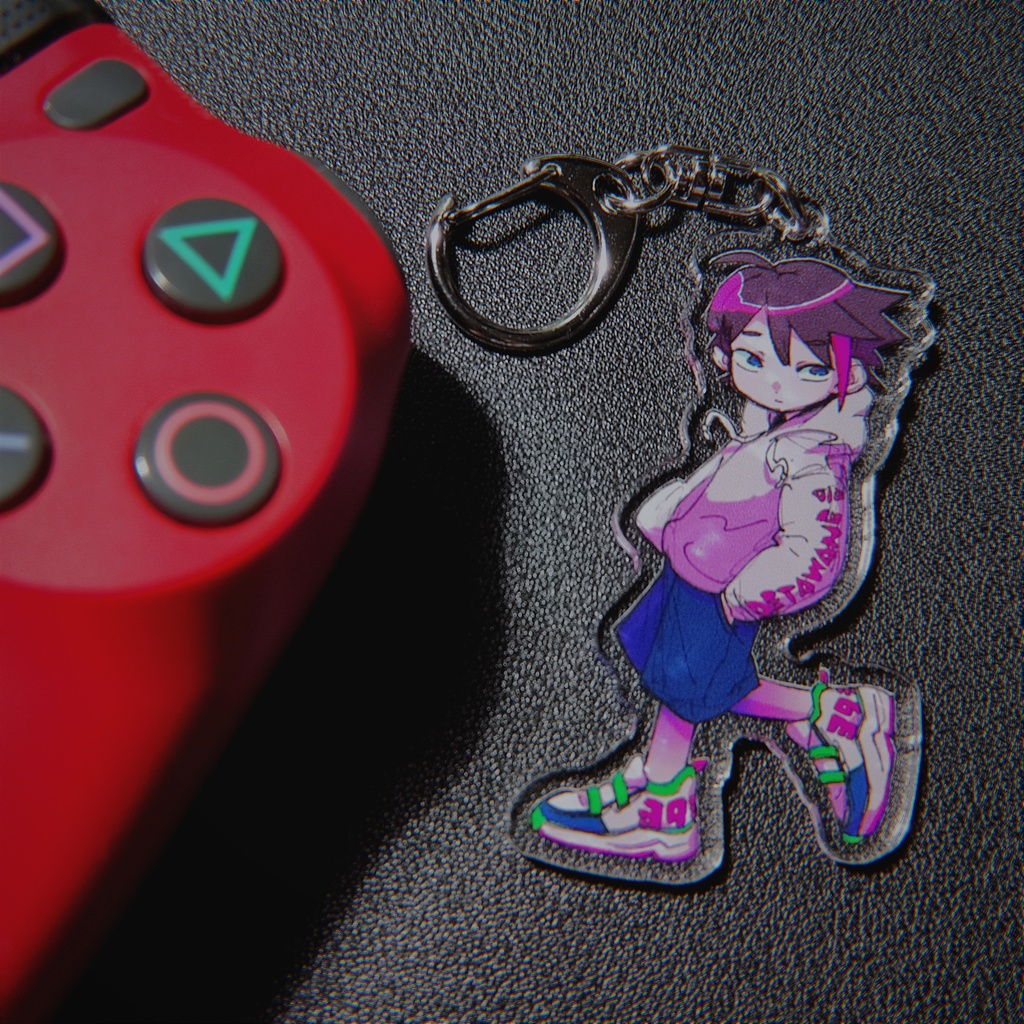 【非公式】三枝明那ニュートロ風アクリルキーホルダー