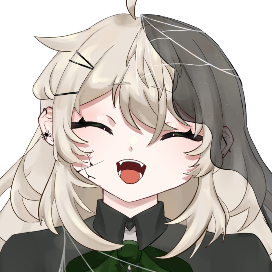 vモデル　蜘蛛モチーフの女の子