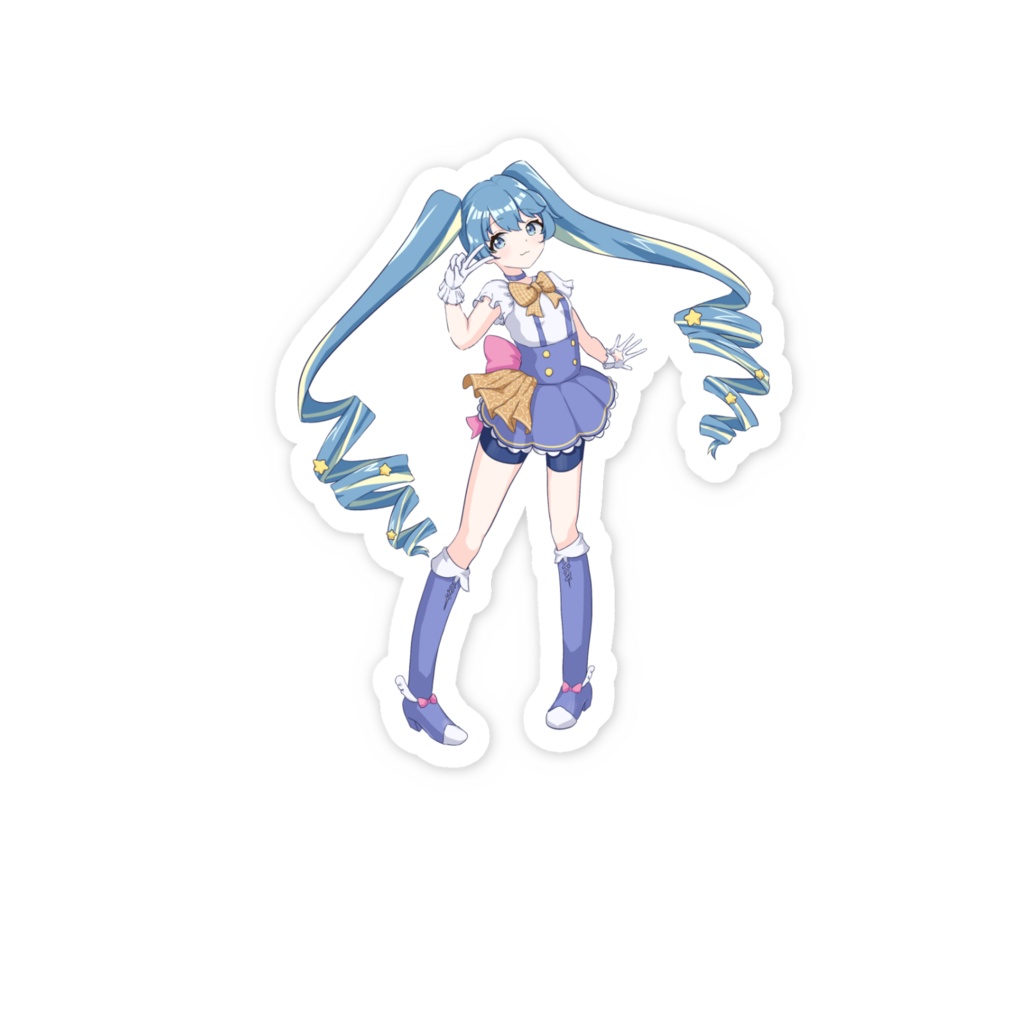 【エイプリルフール2025】魔法少女ステッカー【七ノ瀬】