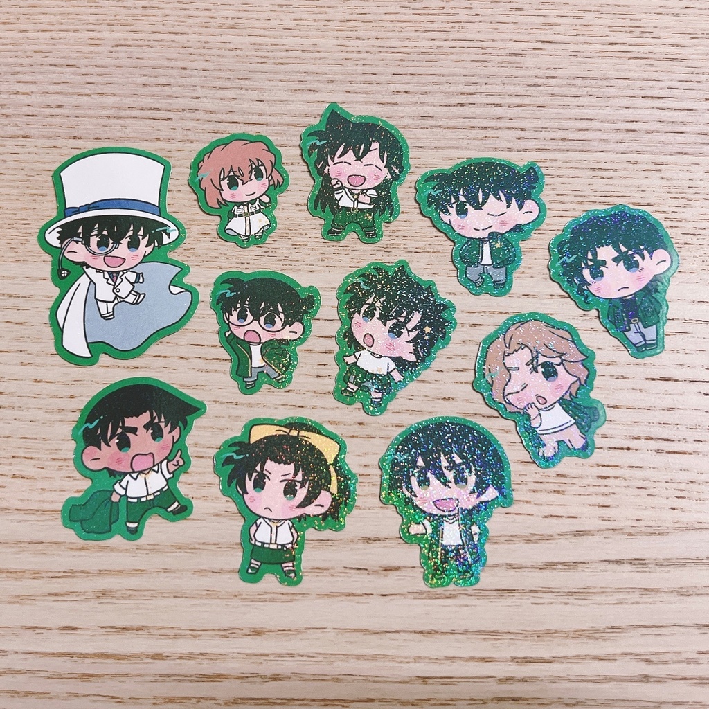 五稜星キラキラステッカー