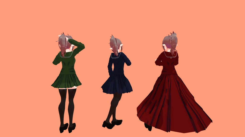 冬用セーラー服【レナ・カクテル用】【2019cloth使用】