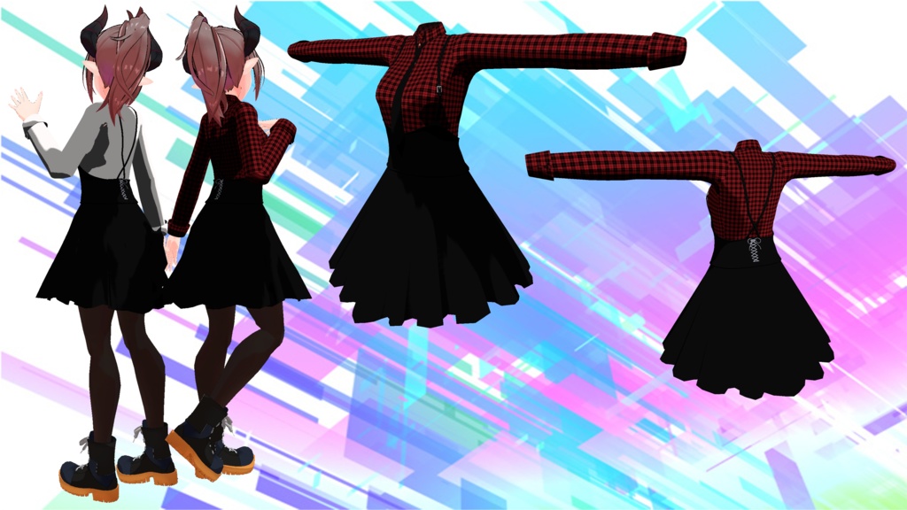 コルセットスカート【レナ・カクテル用】【2019cloth使用】