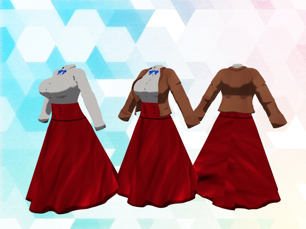 【御咲ライネ】用 ブラウス・コルセットスカート