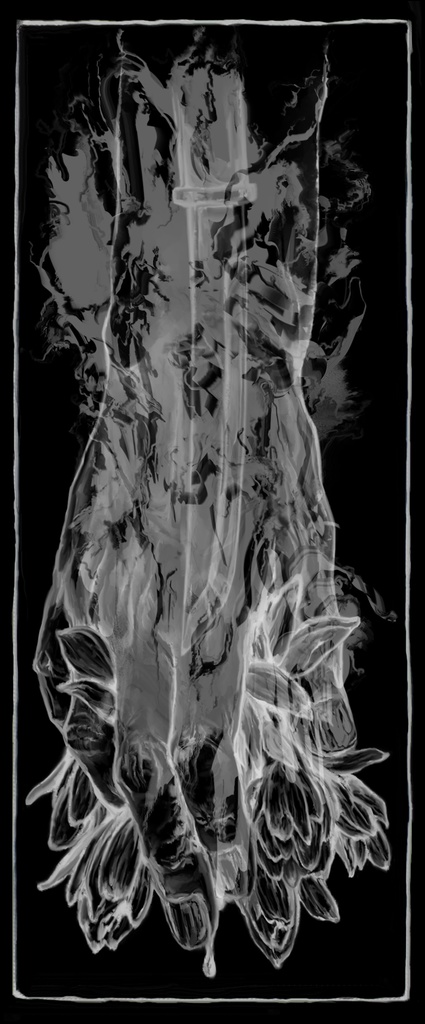 黒Tシャツ〔月下香〕