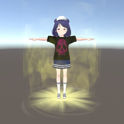 【VRChat想定】オーラエフェクト