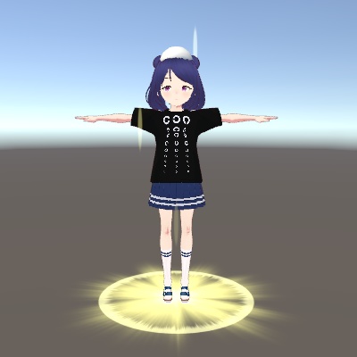 【VRChat想定】オーラエフェクト2