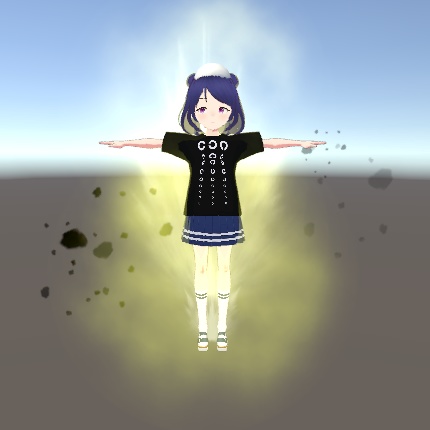 【VRChat想定】オーラエフェクト4