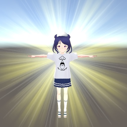 【VRChat想定】後光エフェクト
