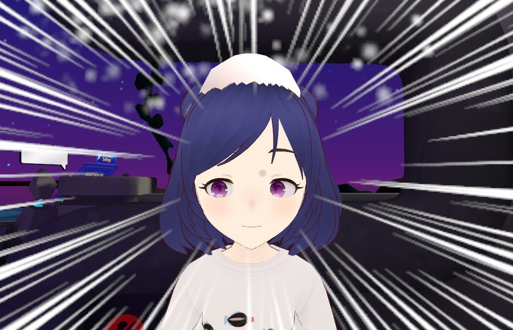 【VRChat想定】集中線エフェクト