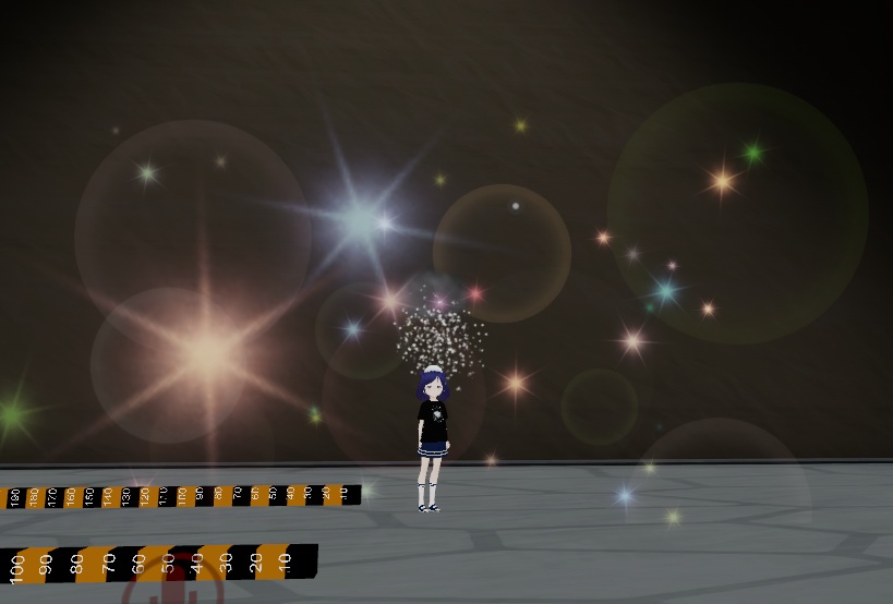 【VRChat想定】キラキラ空間エフェクト