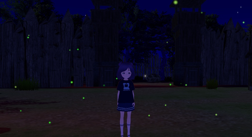 【VRChat想定】蛍の光空間エフェクト