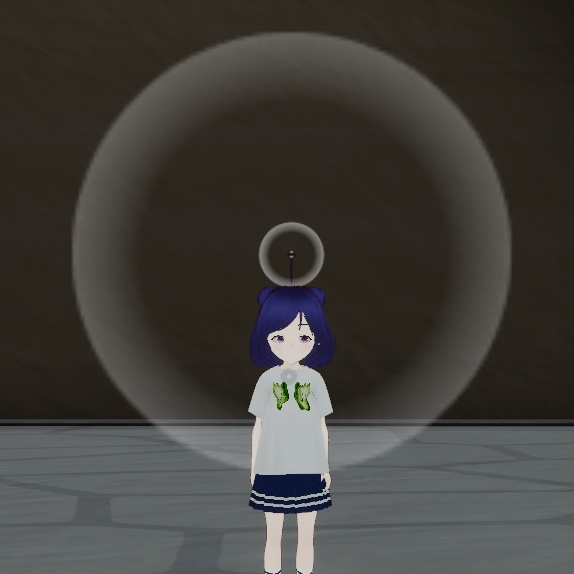 【VRChat想定】頭から電波エフェクト（アンテナ付）