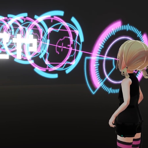 【VRC想定】デジタルUIセット1.1 / Digital Eye Gear_1.1