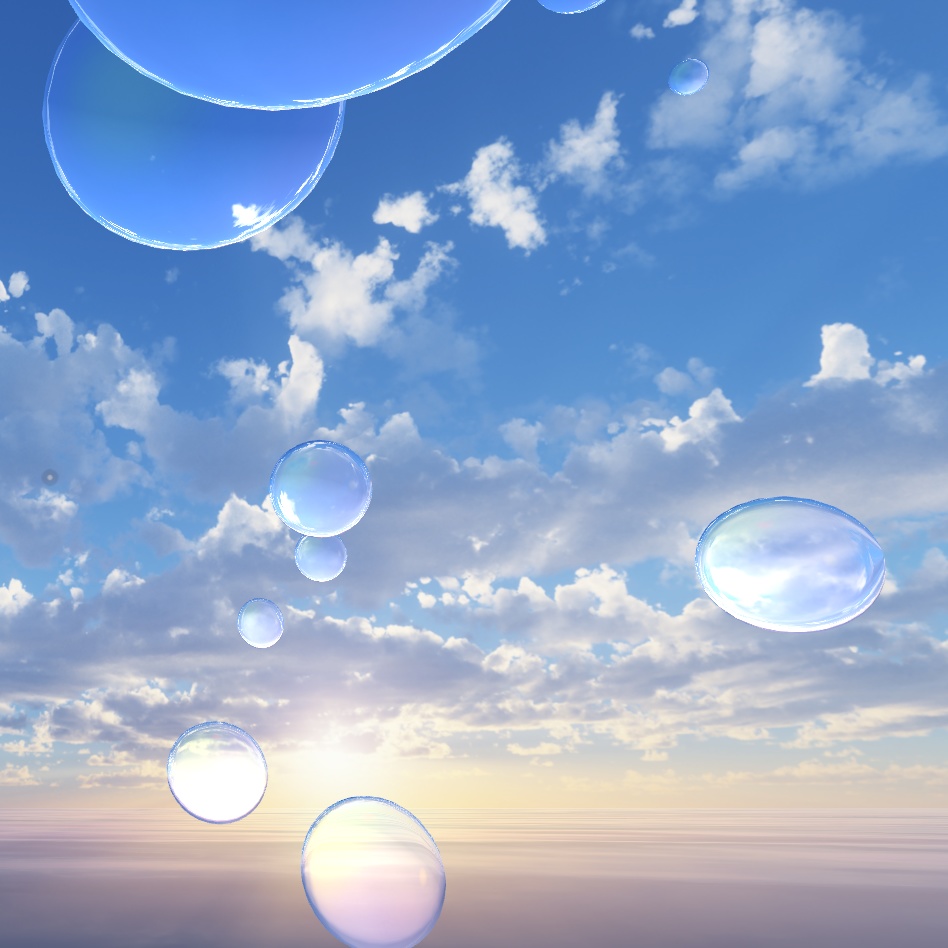 【VRChat想定】シャボン玉範囲エフェクト