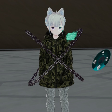 【VRChat想定】鎖オーラ(3種セット)