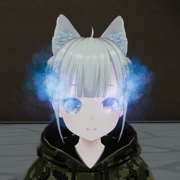 【VRChat想定】目から炎(左右版あり)エフェクト