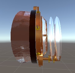 【VRChat想定】スチームパンク風片目ゴーグル(アニメーション付)(左右版あり)
