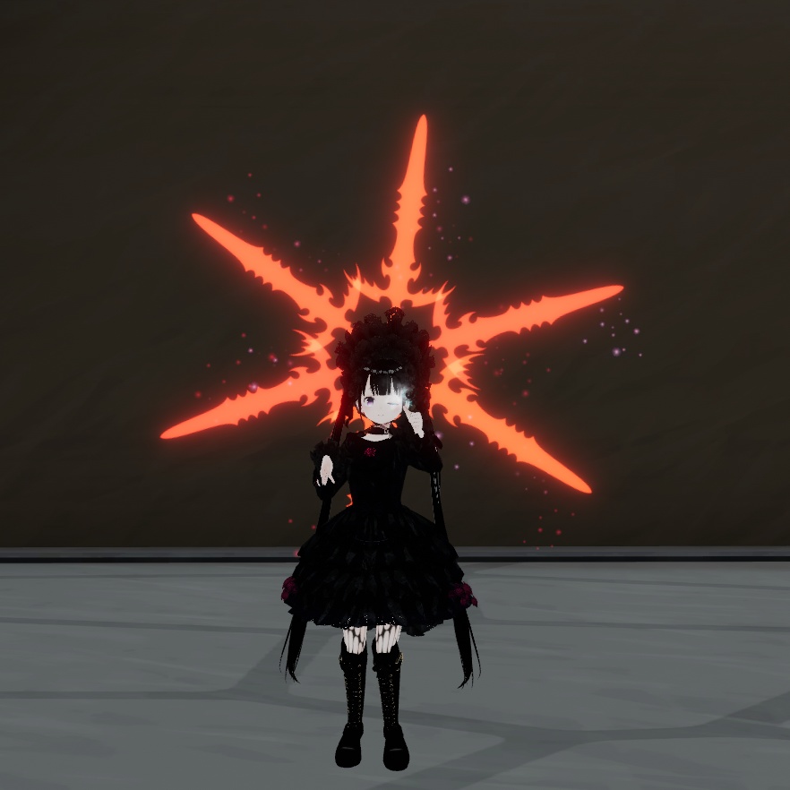 【VRChat想定】剣が舞うエフェクト