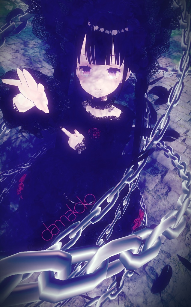 【VRChat想定】ログアウト用ファンタジー風エフェクト