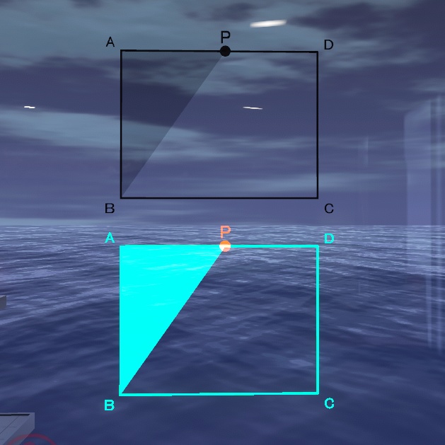 【VRChat想定】永遠に動き続ける点P壁掛けオブジェクト(黒版発光版セット)