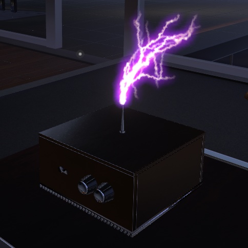 【VRChat想定】テスラコイル(ワールド設置用インテリアオブジェクト)