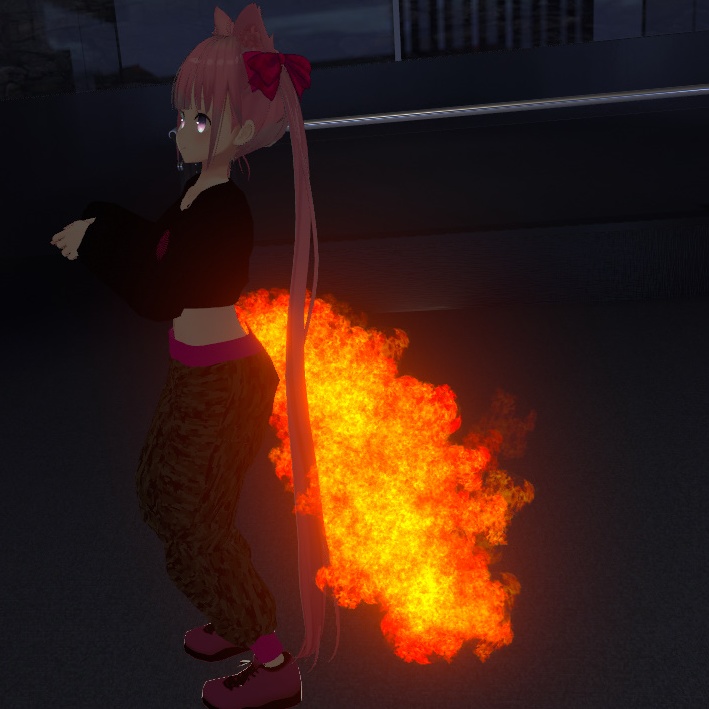 【VRChat想定】パーティクルテイル(パーティクル全9種類セット)