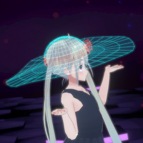 【PB対応】デジタル麦わら帽子(色変更可能)