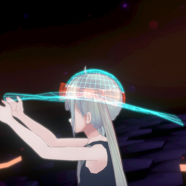 【PB対応】デジタル麦わら帽子(色変更可能)