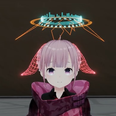 【VRChat想定】デジタル天使の輪&HUDメーカー(Digital Halo HUD Maker)