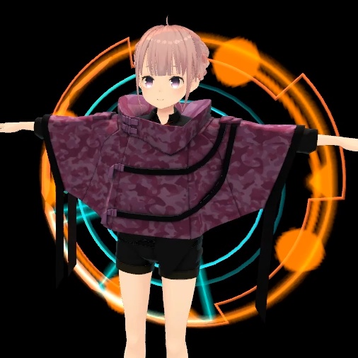 【VRChat想定】デジタル天使の輪&HUDメーカー(Digital Halo HUD Maker)