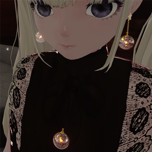 【VRC想定】太陽系アクセサリ【イヤリング・ネックレス】