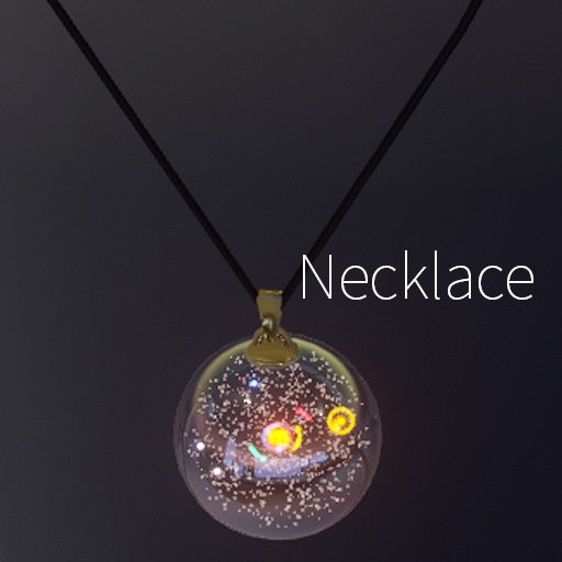 【VRC想定】太陽系アクセサリ【イヤリング・ネックレス】