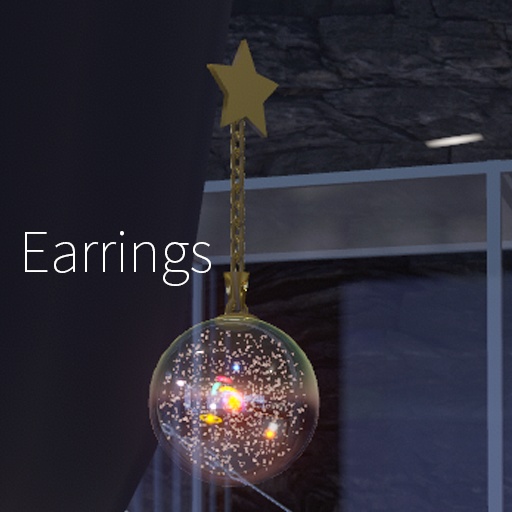 【VRC想定】太陽系アクセサリ【イヤリング・ネックレス】