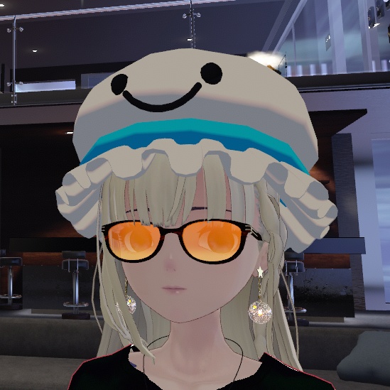 【VRC想定】てるてる帽子(雨雲&雨パーティクル付)