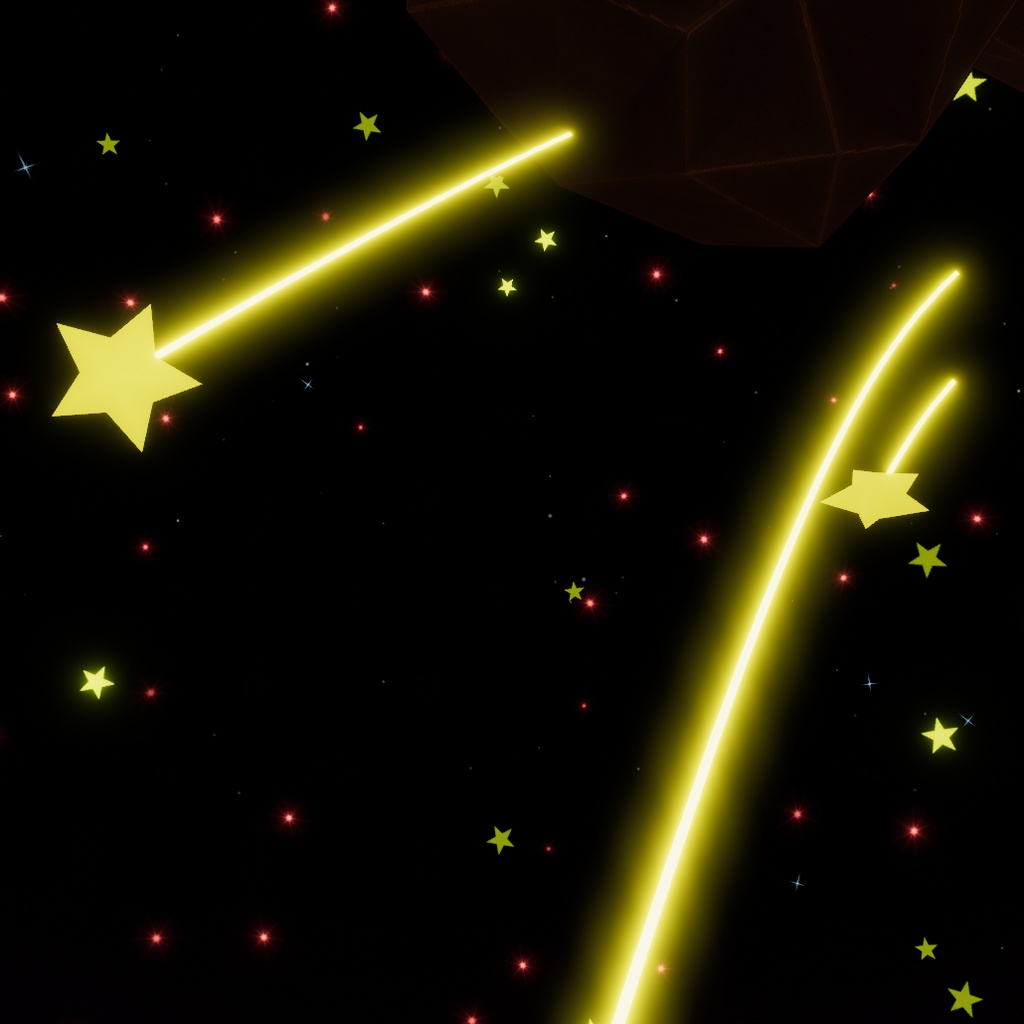 【VRC想定】流れ星範囲エフェクト