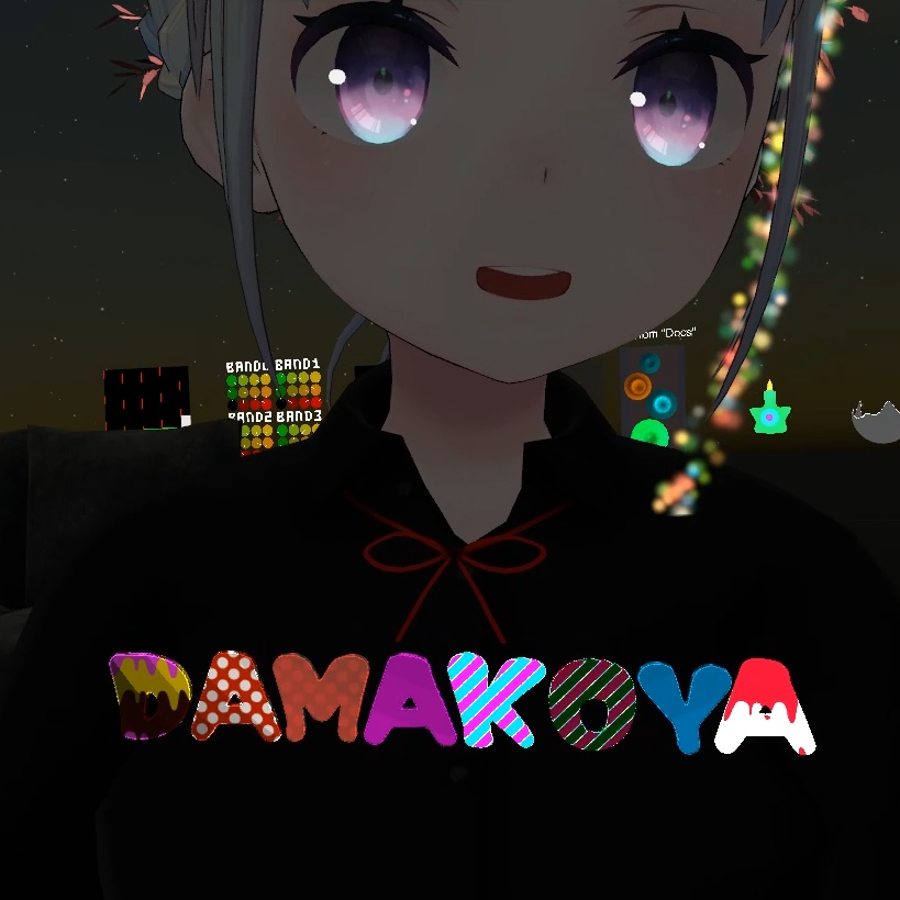 【VRC想定】テキストバッジ