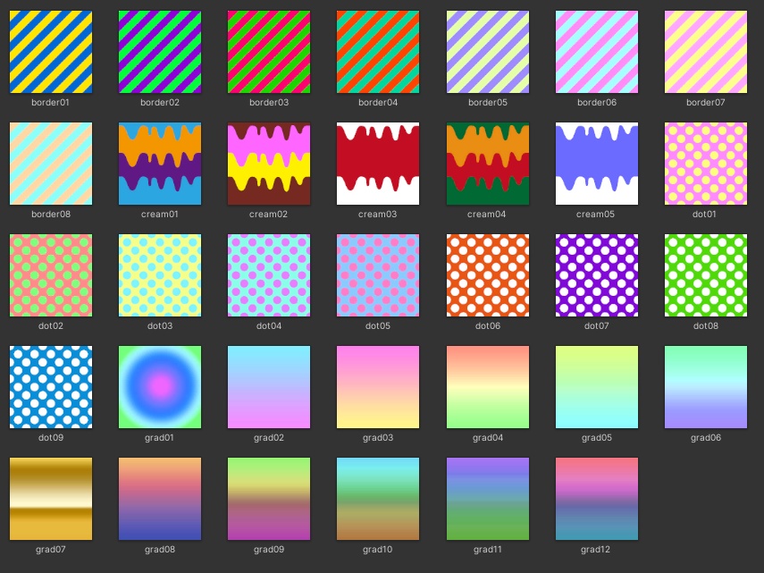 【VRC想定】テキストバッジ