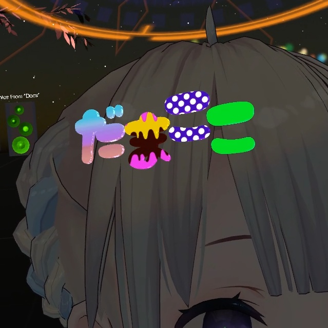 【VRC想定】テキストバッジ